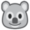 Koala emoji on HTC